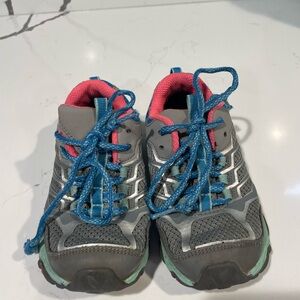 Merrell Kids Gray and Blue Athletic Shoes